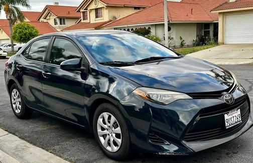 Blue 2017 Toyota Corolla LE
