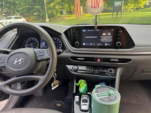 Gray 2021 Hyundai SONATA SE