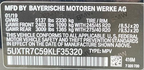 2019 BMW X3 sDrive30i