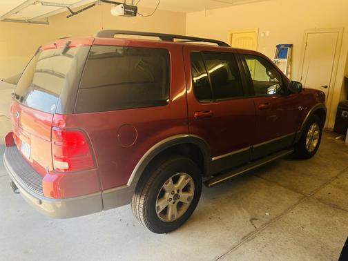 Red 2003 Ford Explorer XLT