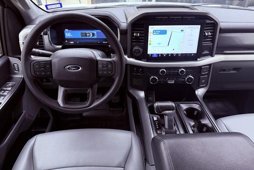 White 2022 Ford F-150 Lightning Pro