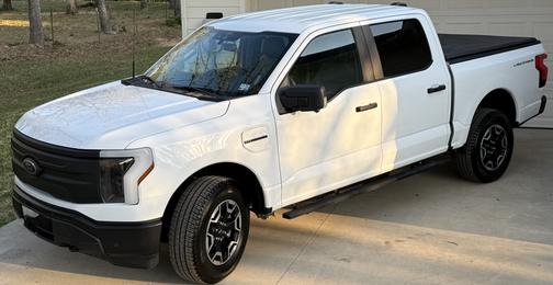 White 2022 Ford F-150 Lightning Pro
