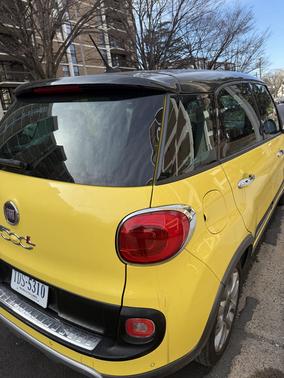 Yellow 2015 FIAT 500L Trekking