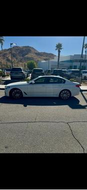 White 2019 BMW 540 i