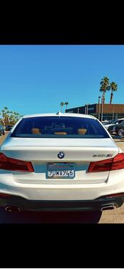 White 2019 BMW 540 i