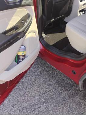 Red 2017 Ford Edge Titanium