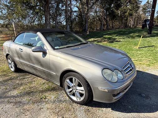 Beige 2007 Mercedes-Benz CLK-Class 350 Cabriolet