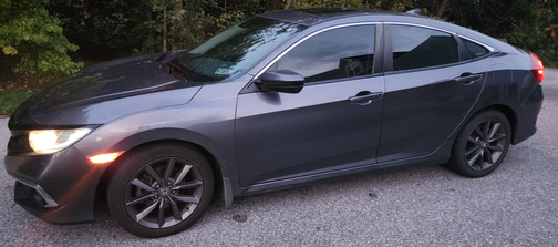 Gray 2021 Honda Civic EX-L