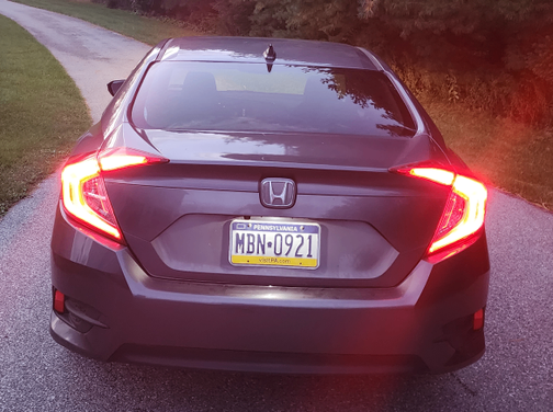 Gray 2021 Honda Civic EX-L