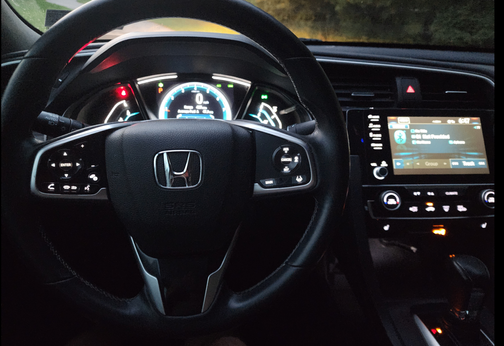 Gray 2021 Honda Civic EX-L