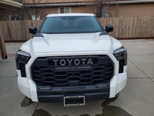 White 2024 Toyota Tundra Hybrid TRD Pro