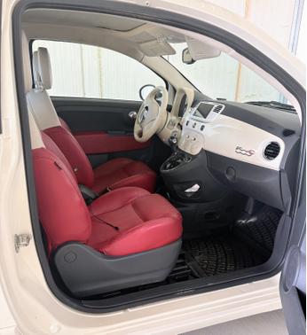White 2012 FIAT 500C Lounge