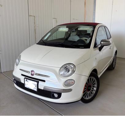 White 2012 FIAT 500C Lounge