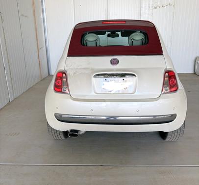 White 2012 FIAT 500C Lounge