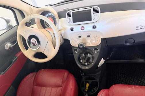White 2012 FIAT 500C Lounge