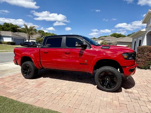 Red 2022 RAM 1500 Big Horn