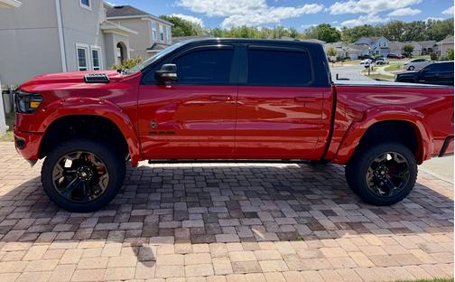 Red 2022 RAM 1500 Big Horn