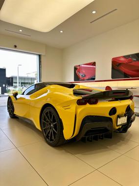 Yellow 2022 Ferrari SF90 Spider Base