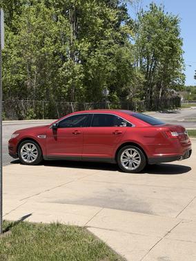 Red 2011 Ford Taurus Limited