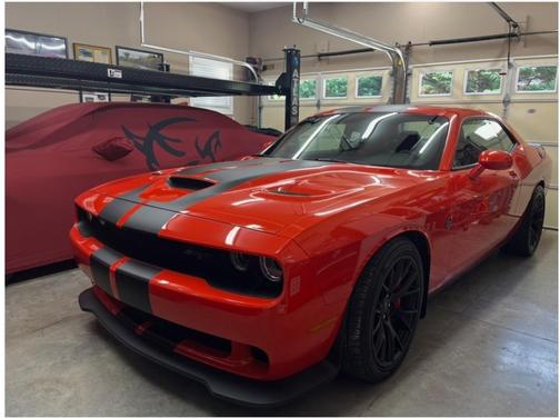 Orange 2016 Dodge Challenger SRT Hellcat