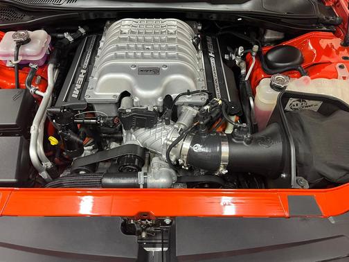 Orange 2016 Dodge Challenger SRT Hellcat