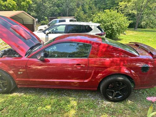 Red 2009 Ford Mustang GT