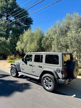 Gray 2022 Jeep Wrangler Unlimited Sahara