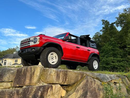 Red 2023 Ford Bronco Heritage Edition Advanced