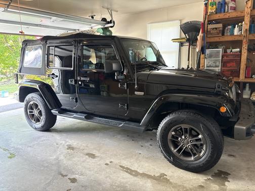 Black 2016 Jeep Wrangler Unlimited Sahara