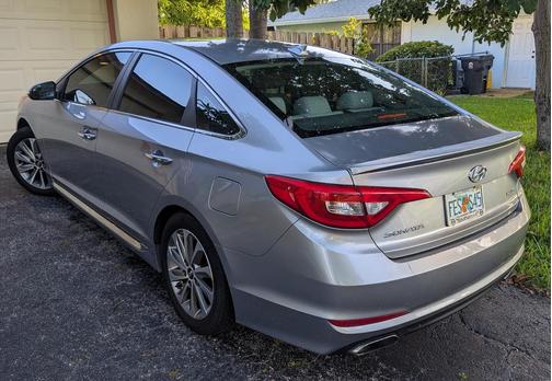 Silver 2016 Hyundai SONATA Sport