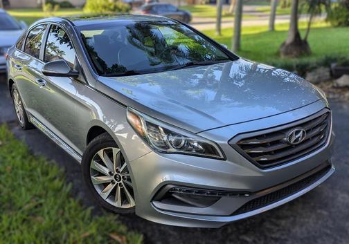 Silver 2016 Hyundai SONATA Sport
