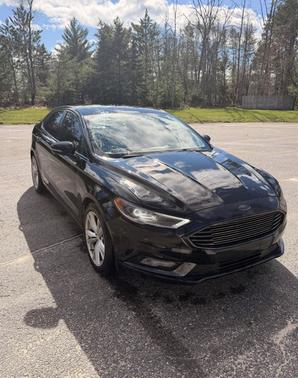 Black 2017 Ford Fusion SE