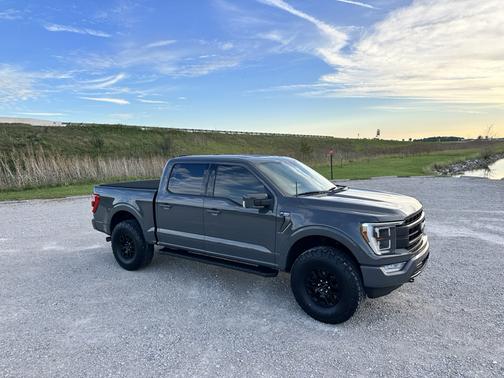 Gray 2021 Ford F-150 Lariat