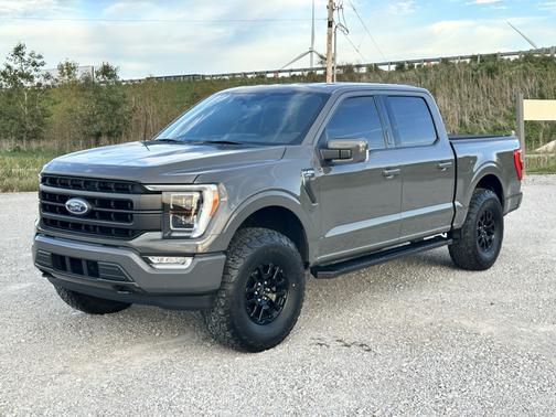 Gray 2021 Ford F-150 Lariat