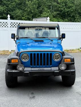 Blue 2002 Jeep Wrangler SE