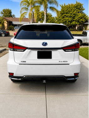 White 2021 Lexus RX 450h F SPORT Handling