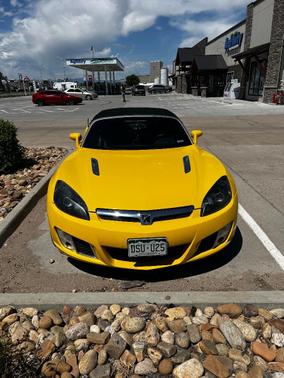 Yellow 2007 Saturn Sky Red Line