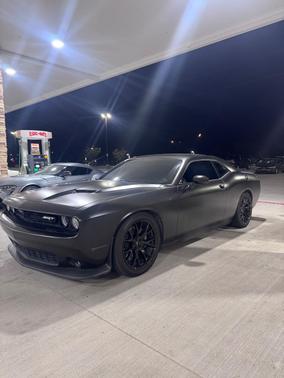 Black 2016 Dodge Challenger R/T Scat Pack
