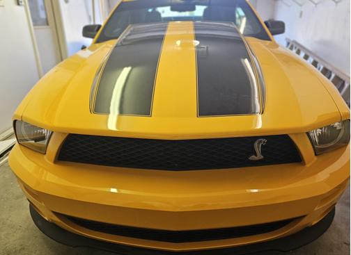 Orange 2007 Ford Shelby GT500 Base