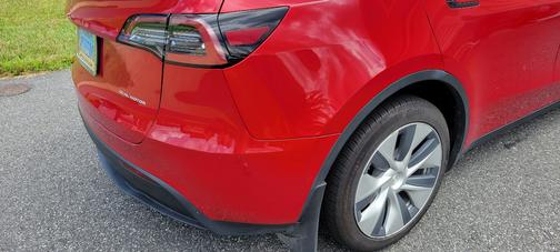 Red 2020 Tesla Model Y Long Range