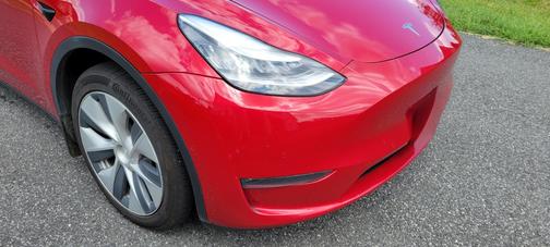 Red 2020 Tesla Model Y Long Range