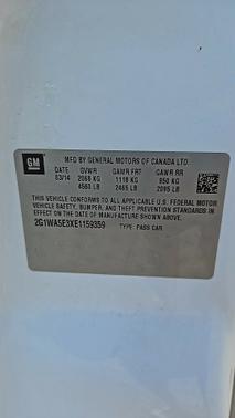 White 2014 Chevrolet Impala Limited LS