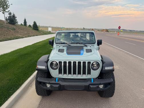 Blue 2023 Jeep Wrangler 4xe Rubicon
