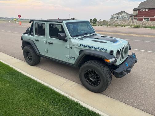 Blue 2023 Jeep Wrangler 4xe Rubicon