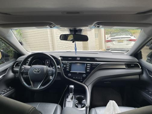 White 2020 Toyota Camry SE Nightshade