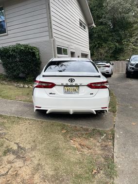 White 2020 Toyota Camry SE Nightshade