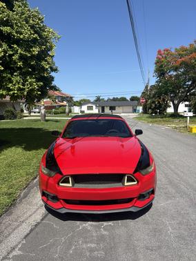 Red 2015 Ford Mustang V6