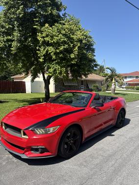 Red 2015 Ford Mustang V6