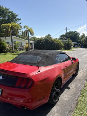 Red 2015 Ford Mustang V6