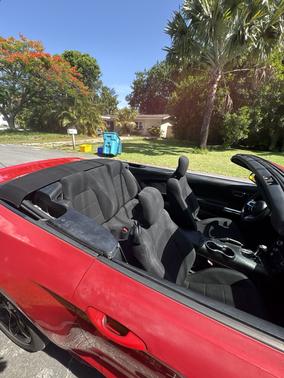 Red 2015 Ford Mustang V6